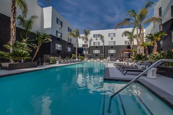 the pool at the grove apartments